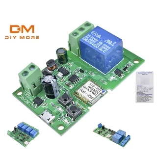 DIYMORE Ewelink WiFi Sem Fio Interruptor De Relé Automático De Porta Casa Módulo Auto Locking