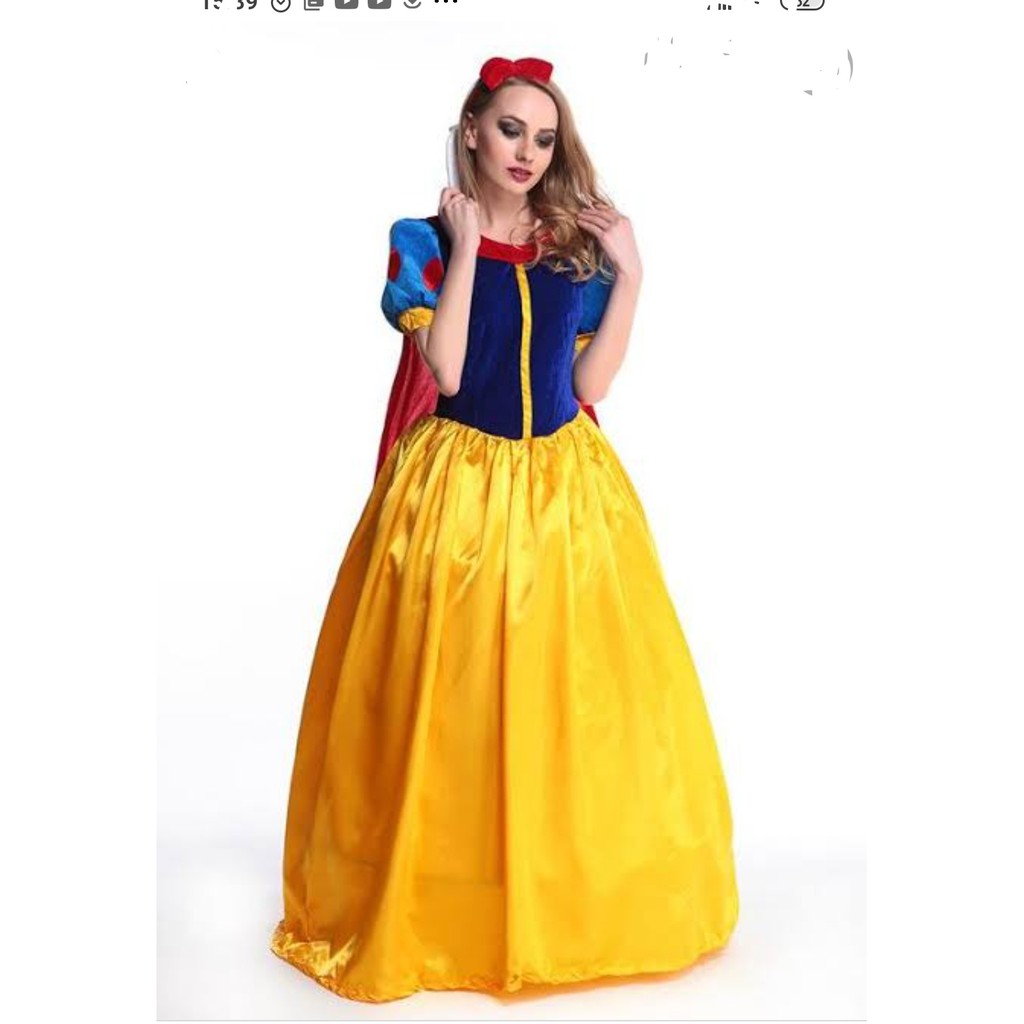 Vestido adulto branca de sales neve