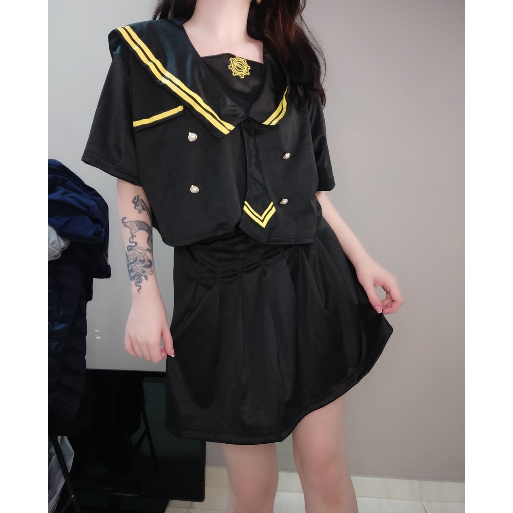 Roupas Conjunta Camisa De Uniforme De Marinheiro De Cosplay Japonês Plus  Tamanho Sexy Cores Da Escola Coreana Uiforme Tops Kawaii Salia De Duas  Peças Teenage Girl De $146,75