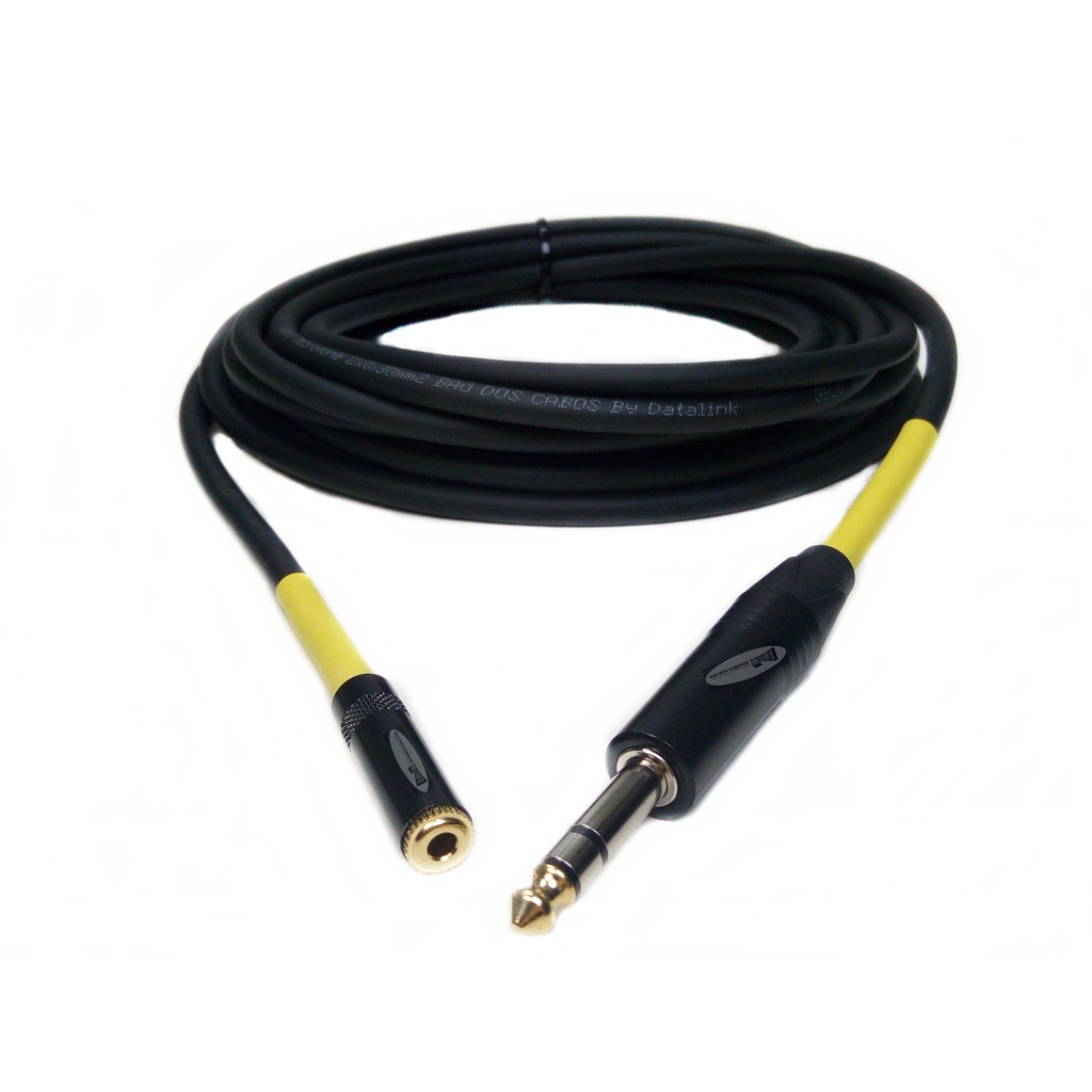 Cabo Extensão Fone Ouvido P10 Macho X P2 Fêmea 10 Mts Stereo