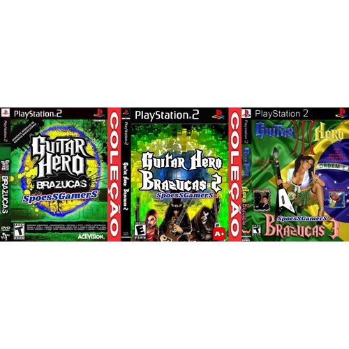 Guitar Hero 3 Brazucas Ps2 (3 Dvds)