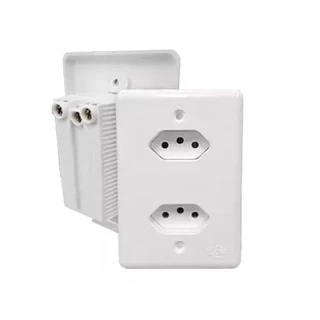 Tomada Dupla Ilumi Monobloco 20a Fácil Instalação Promoção