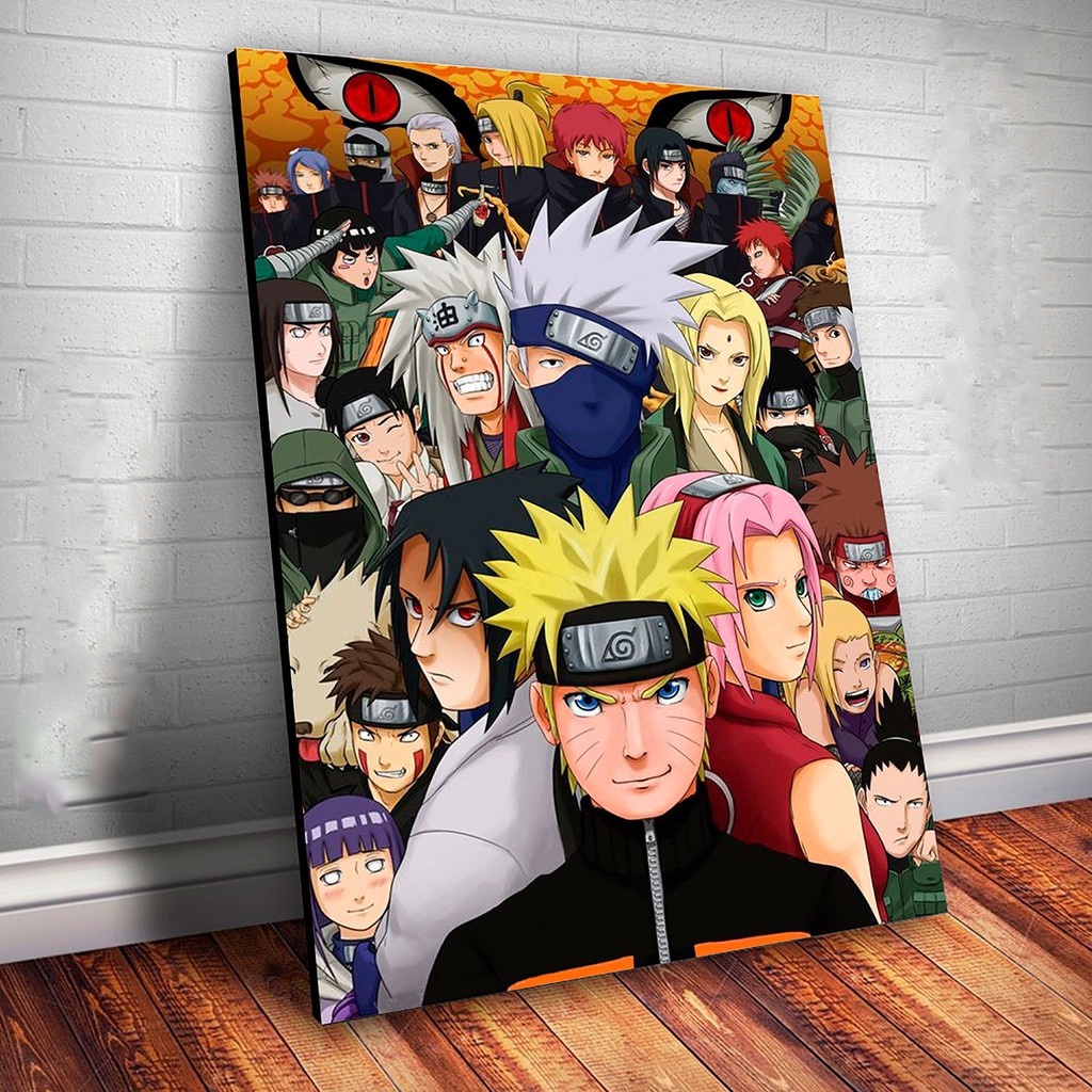 Placa Decorativa Desenhos Animados Naruto pdad-34