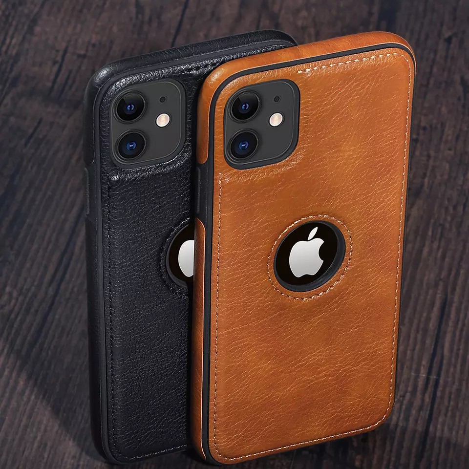 Capa Proteção iPhone 13 e 12 pro max 11 pro XS Max Câmera Capa em Couro