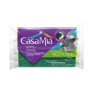 Esponja Multiuso 1un. - Casa Mia em Oferta na Shopee