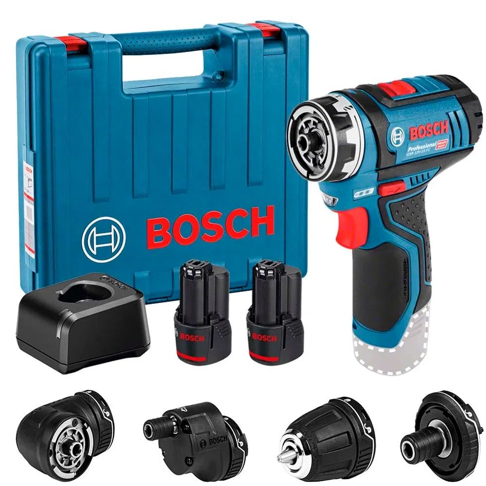 Parafusadeira Furadeira Gsr 12v-15 Fc Maleta 2 Bat. Bivolt