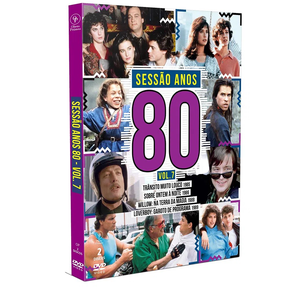 Dvd: Sessão Anos 80 Vol. 7 - Digipack Com 2 Discos - Original e Lacrado |  Shopee Brasil