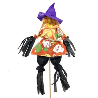 Espantalho Bruxa Halloween Vareta 40cm Popper - Lupel