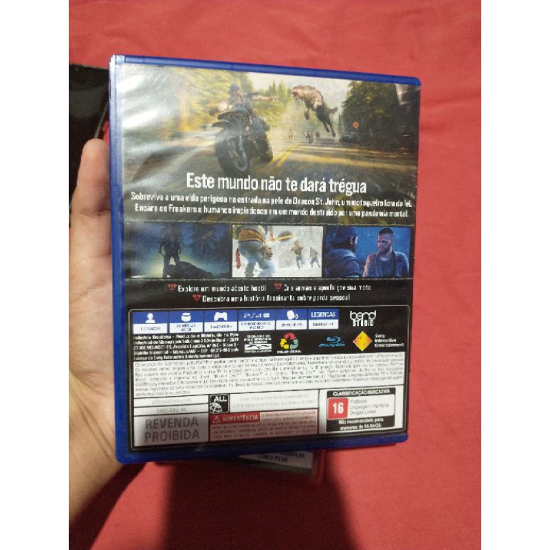 Days Gone Ps4 Lacrado Midia Fisica Portugues