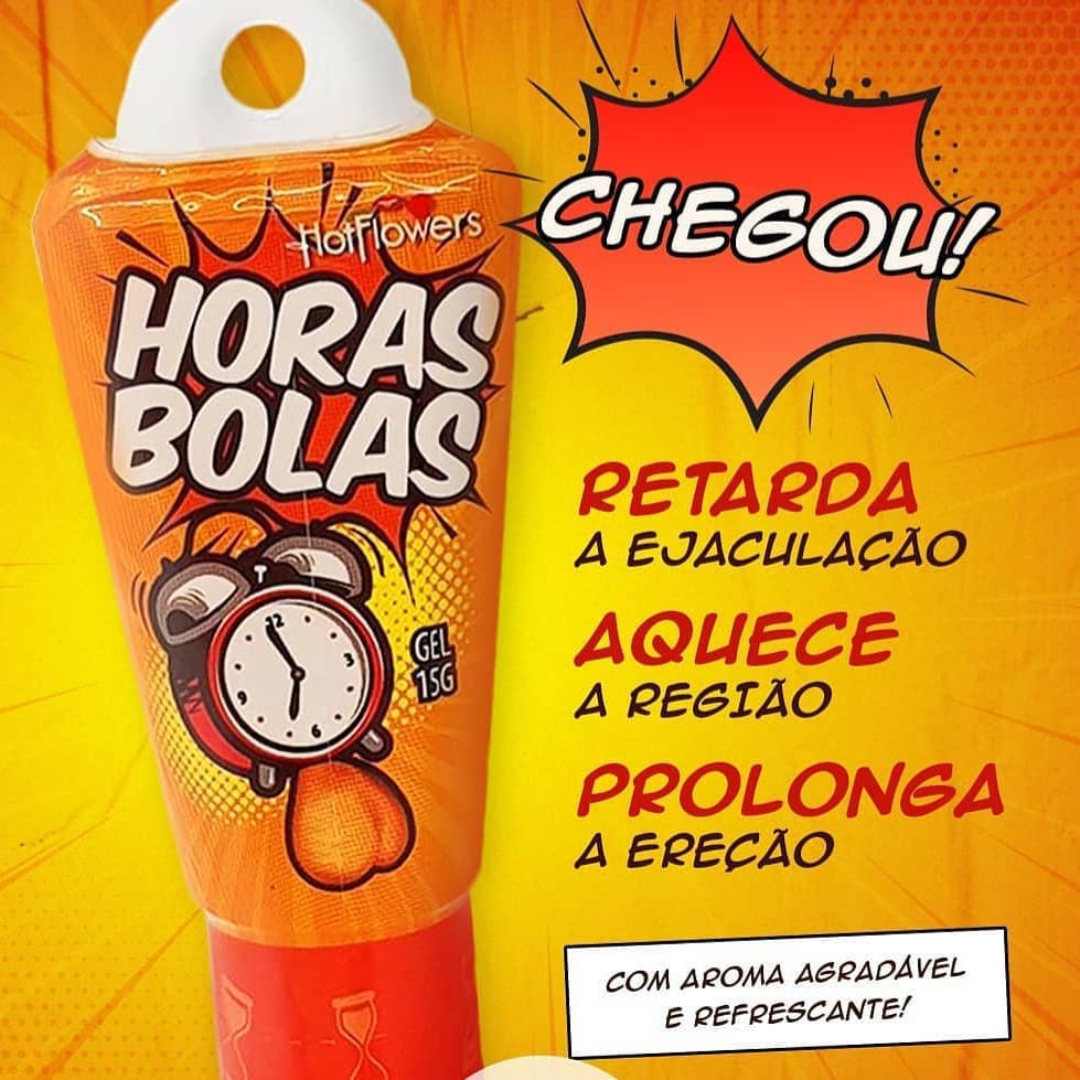 GEL HORAS BOLAS RETARDANTE PROLONGADOR DE EREÇÃO MASCULINO 15G HOT ...