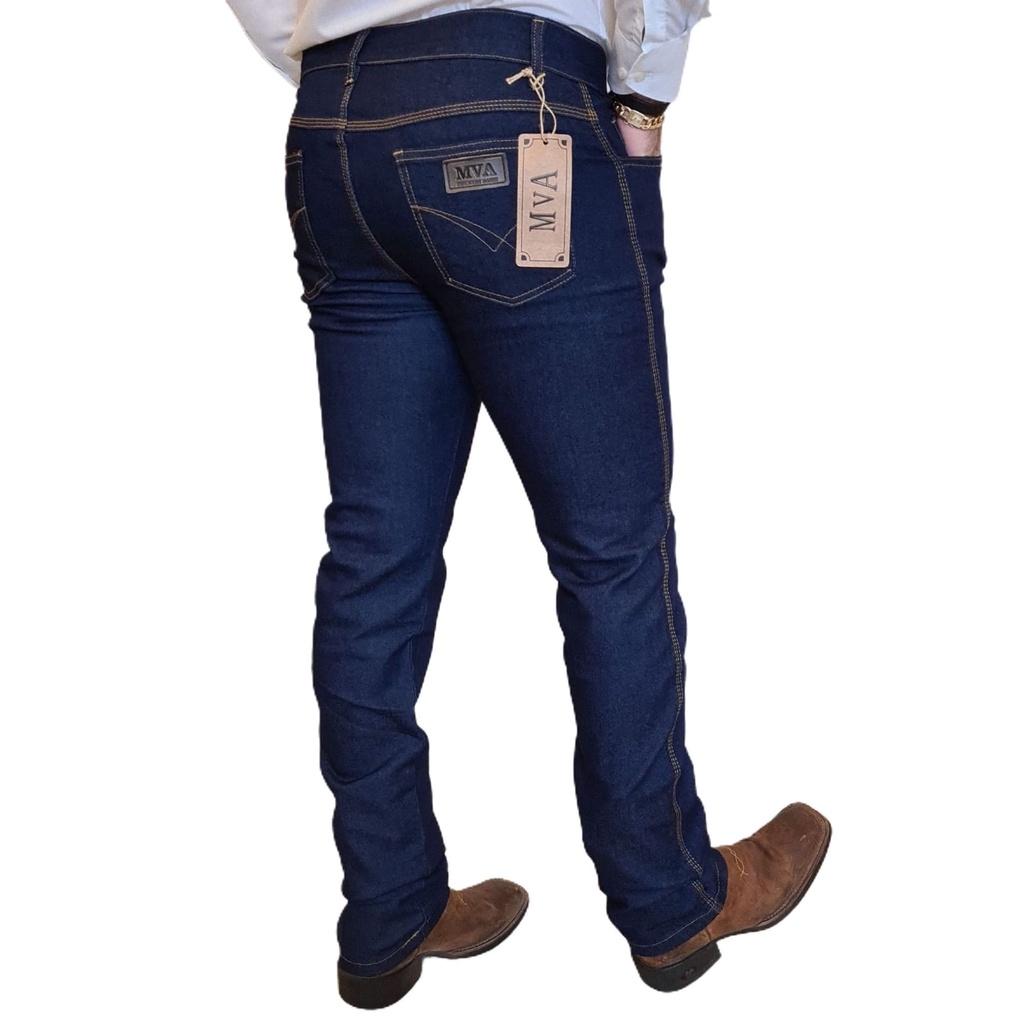 Kit 3 Calça Jeans Country Masculina Com Elastano Tradicional Para Rodeio Confortável