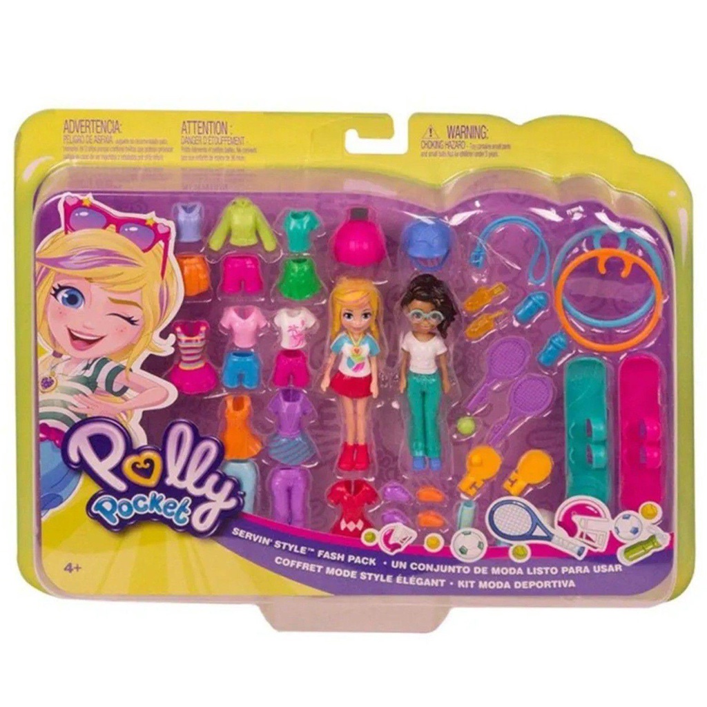 Boneca Polly Pocket Conjunto de Moda - Cores Sortidas - Mattel - Kidverte