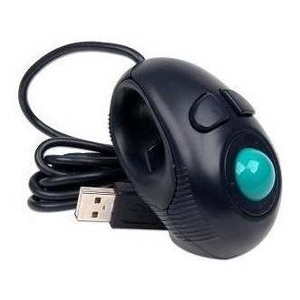 Mini Mouse Trackball Usb Ergonômico