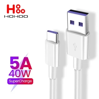 Cabo USB Tipo c 5A Para Huawei mate 40 P40 p30 Pro Honor De Carregamento Rápido 2M Xiaomi Redmi Note 7 8 8A 6a -