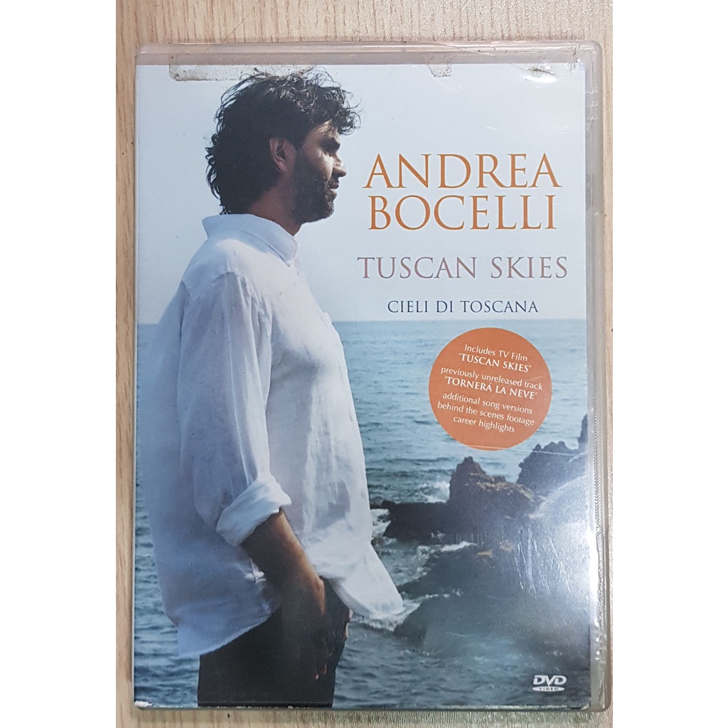 ANDREA BOCELLI VIVERE LIVE EM TUSCANY DVD ORIGINAL Shopee Brasil