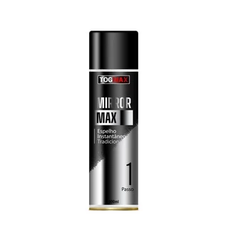 Efeito Espelho Mirror Max Espelho Instantâneo Spray Passo 1Vidro Acrílico Togmax