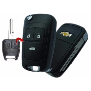 Chave Canivete Gm Chevrolet Celta Prisma 2010 2011 2012 2013 - 3 Botões