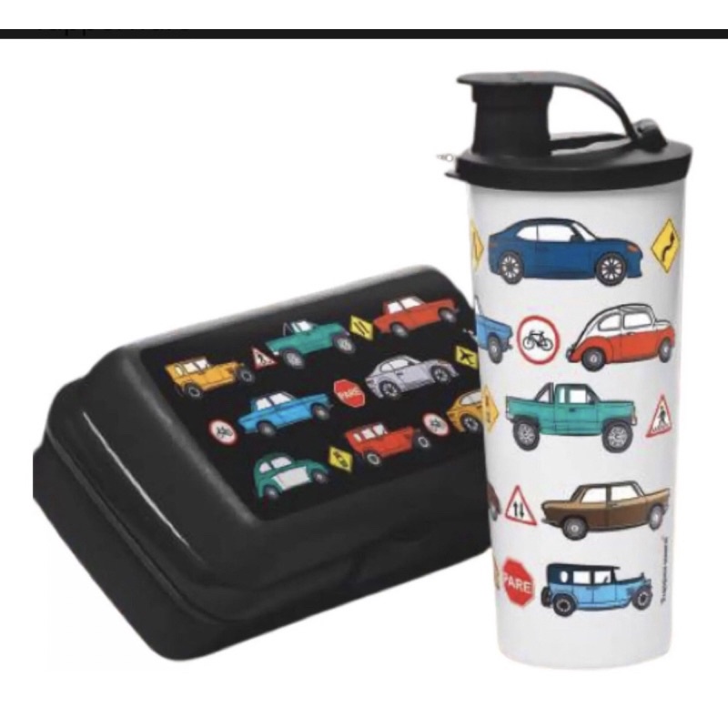 KIT INFANTIL CARROS -TUPPERWARE | Shopee Brasil
