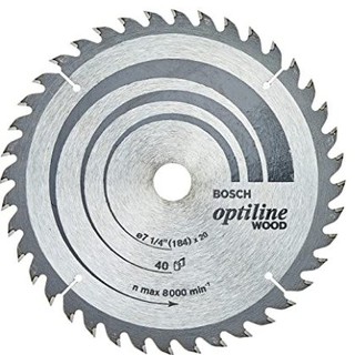 DISCO OPTILINE WOOD 184X20MM 40T 2 608 640 853 BOSCH