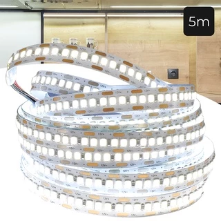 Fita Led 240led Por Metro 12v 3528 P/ Perfil 5 Metros Frio