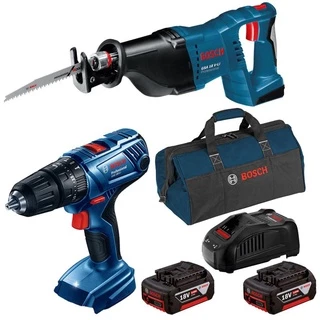 Furadeira e Parafusadeira 18V GSB 180-LI + Serra Sabre 18V GSA 18V-Li BOSCH