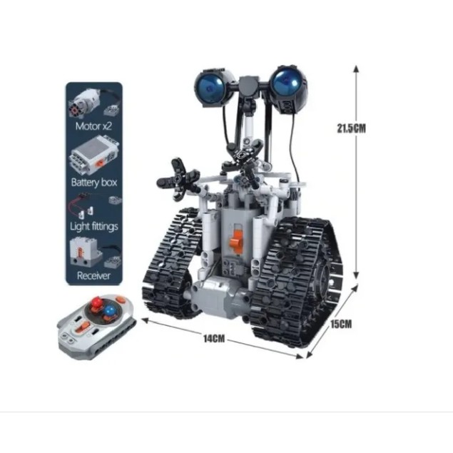 Robo Boxe Luta, Kit de Robótica Educacional Montagem Elétrico Controle  Remoto, 8+