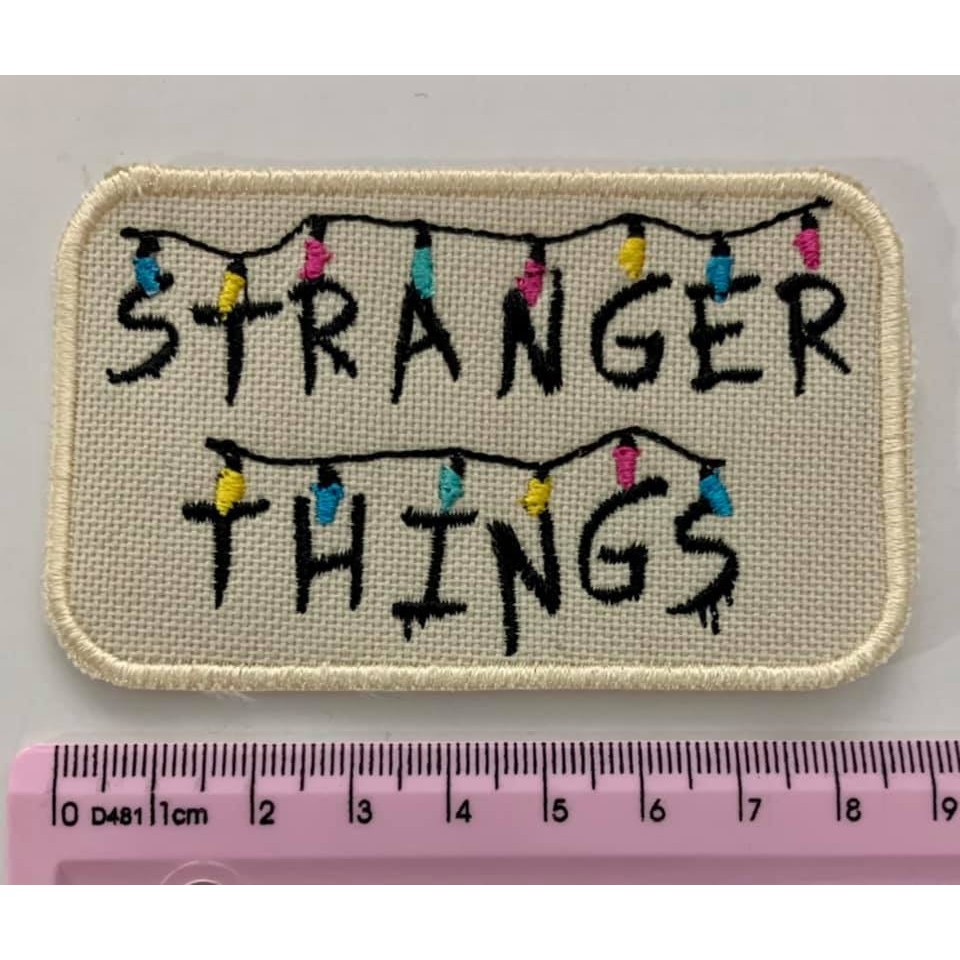 Patche termocolante Stranger Things | Shopee Brasil