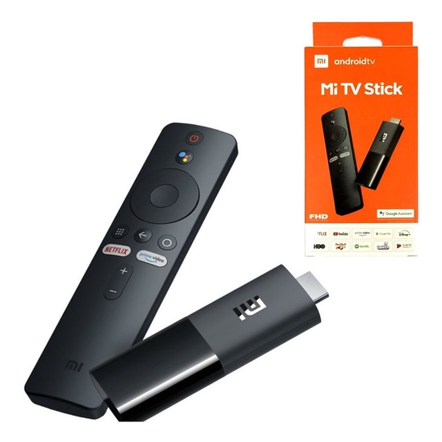Adaptador HDMI Xiaomi Mi TV Stick 4K com Controle por Voz MDZ-24-AA para Streaming e Entretenimento