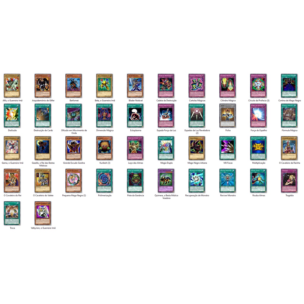 Deck Yugi E Kaiba Filme Pirâmide De Luz Tcg Inglês / Portug