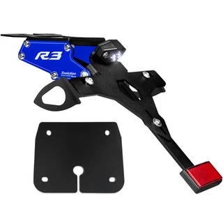 Suporte Eliminador Rabeta Placa Adaptador R3 Yzf 2019 2020 2021 2022 2023 2024