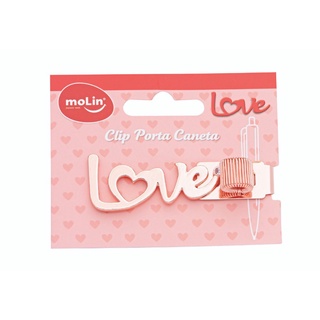 Clip MOLIN Porta Caneta Love