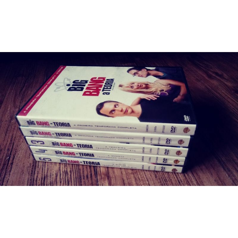 Big Bang A Teoria temporadas 1 a 5 Dvds originais | Shopee Brasil
