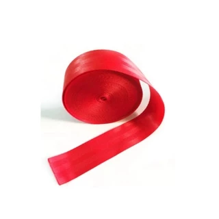 Fita Automotiva Para Cintos De Segurança Vermelho - Kit 5 Metros x