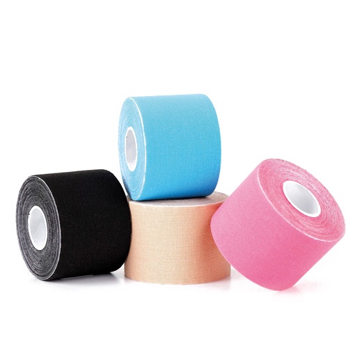 Bandagem Elástica 5cm X 5m ROSA Fita Kinesio Tape Fisioterapia