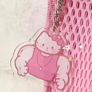 Chaveiro De Acrílico Rosa Para Bolsa/Acessório Muscular NICOM