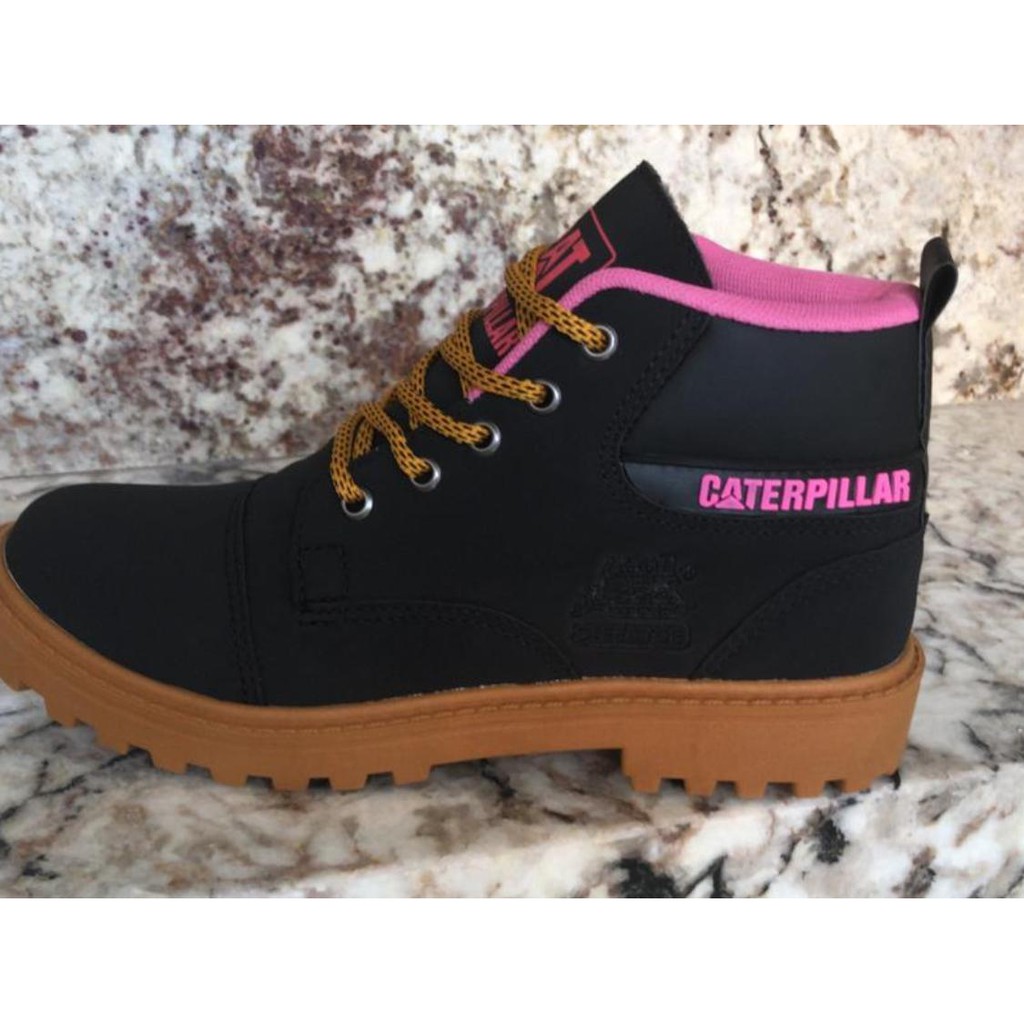 Bota caterpillar hot sale feminina preta