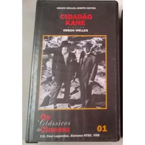 VHS - CIDADÃO KANE - Os Clássicos do Cinema Vol 1 - Filmax Warner ...