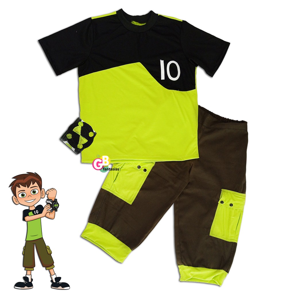 Fantasia Ben 10 Verde Infantil/juvenil | Shopee Brasil