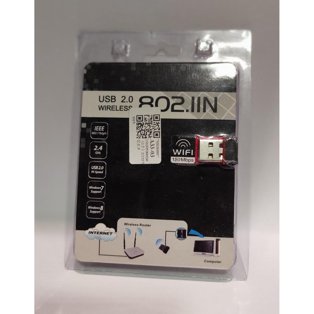Adaptador Ralink Rt5370 Wireless Wifi Usb 150mbps Original 802.IIN 2.0 ...