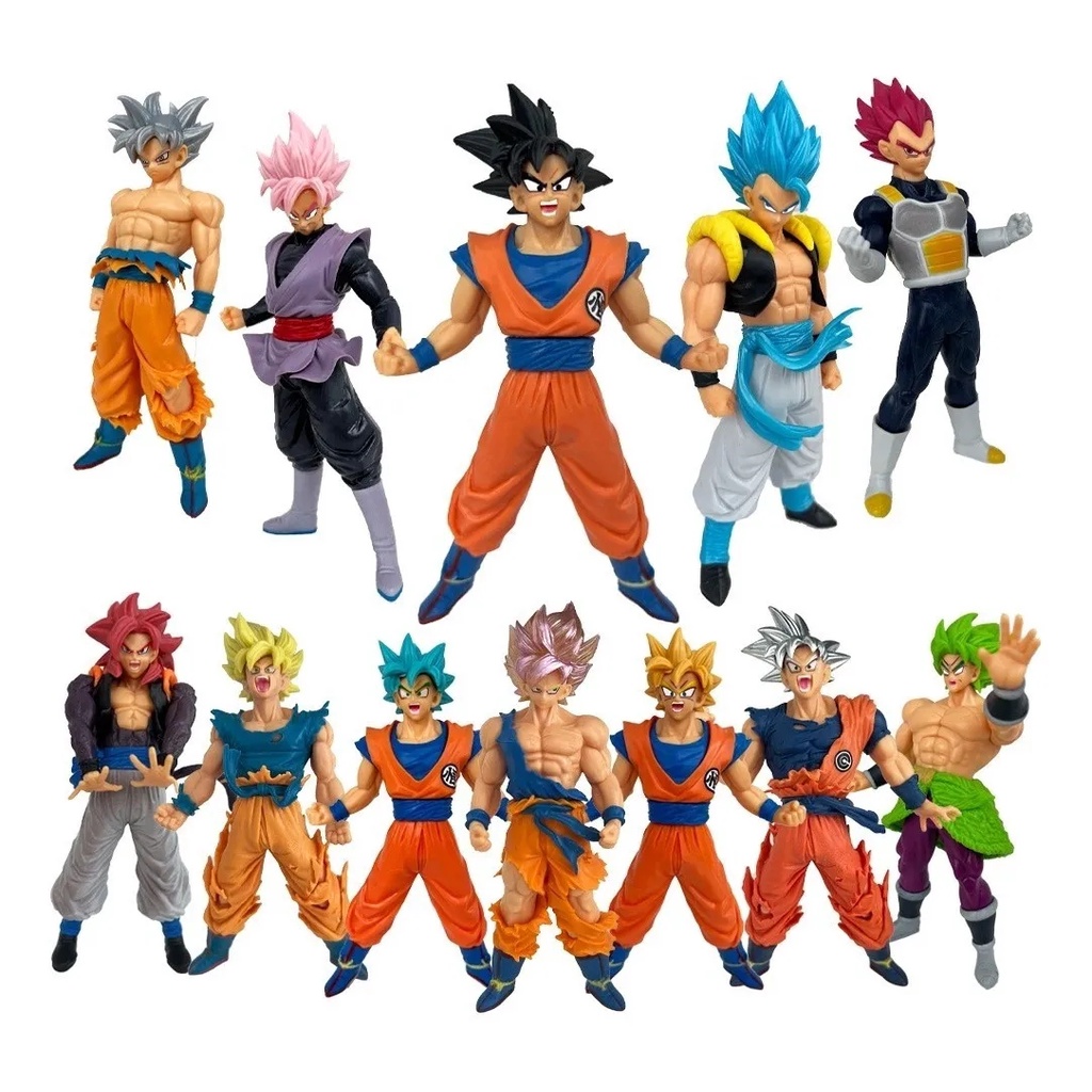 Bonecos Dragon Ball Z action figure Goku 20cm altura Original