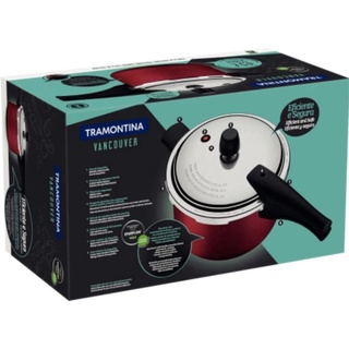 Panela de pressão Tramontina Vancouver 4.5L cereja