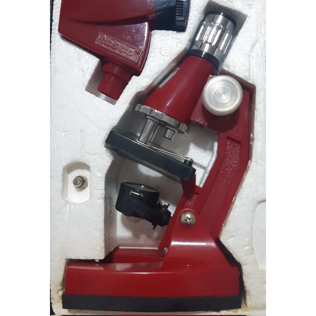 Set Microscópio Tasco Zoom 50x 1200x Discovery 6012004 Com
