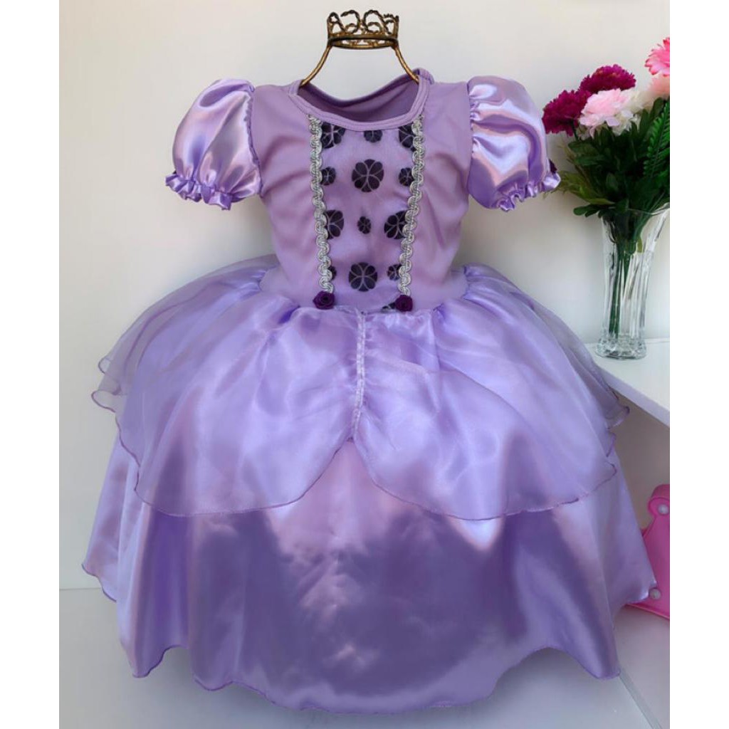 vestidos de la princesa sofia para cumpleaños02, vestido da