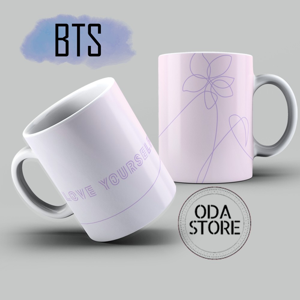 Caneca Kpop BTS - Love Yourself - lilás - Army - kpopers | Shopee