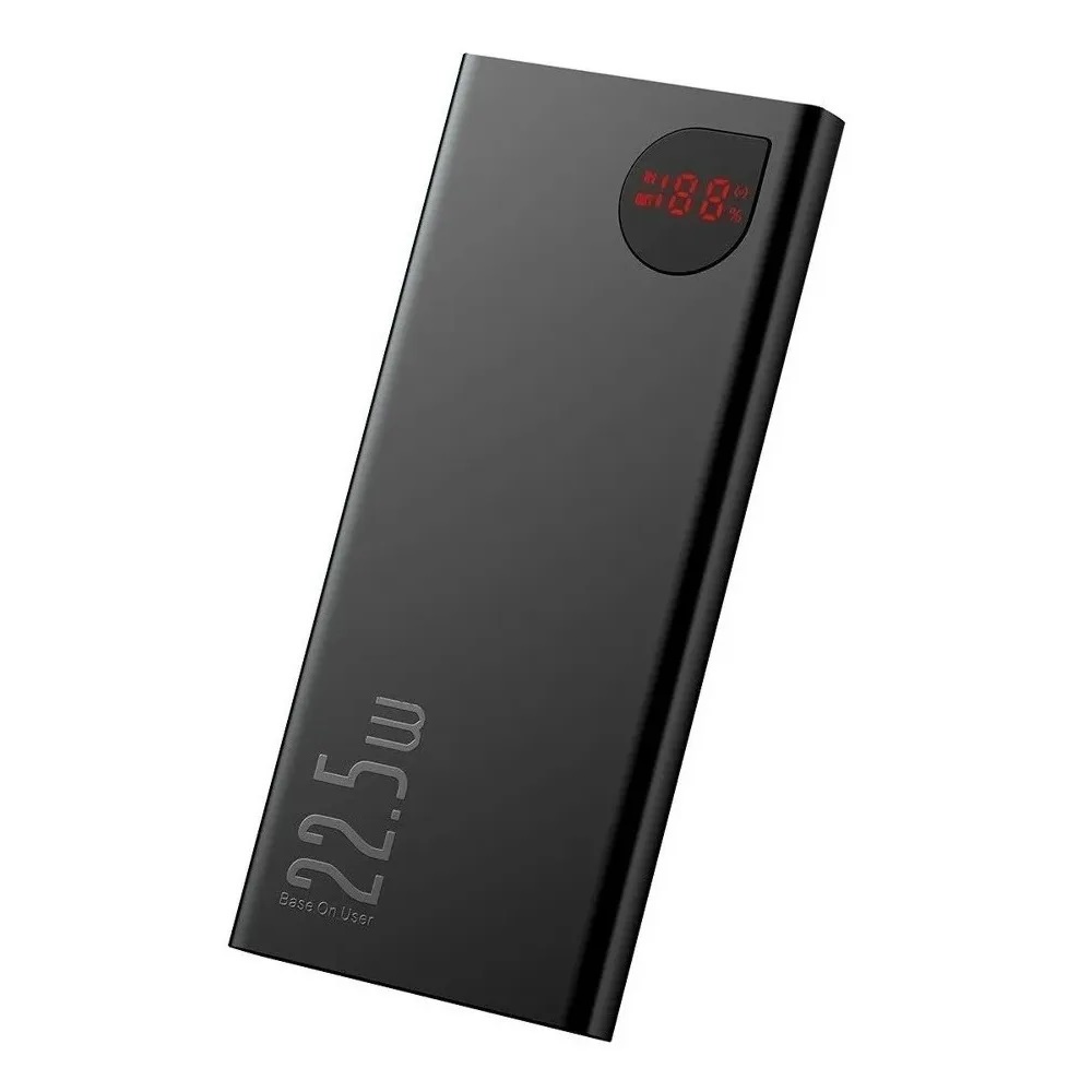 Banco de Carga Carregador Portátil Celular 22.5W 20000mAh Display LED ...