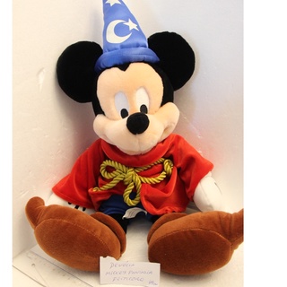 (cx 2) boneco pelucia mickey aprentiz de feiticeiro fantasia 49cm original disney store