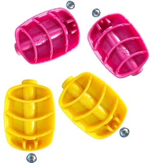 Par Do Pedal Do Tricilo Bandeirante Cores Amarelo Ou Rosa