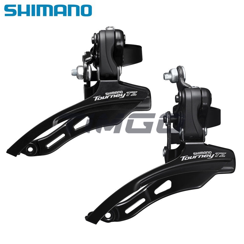 Shimano Tourneyt FD TZ500 TZ510 3x6 7 Velocidade MTB Mountain Bike Frente Desviador Top Baixo Pull New TZ30