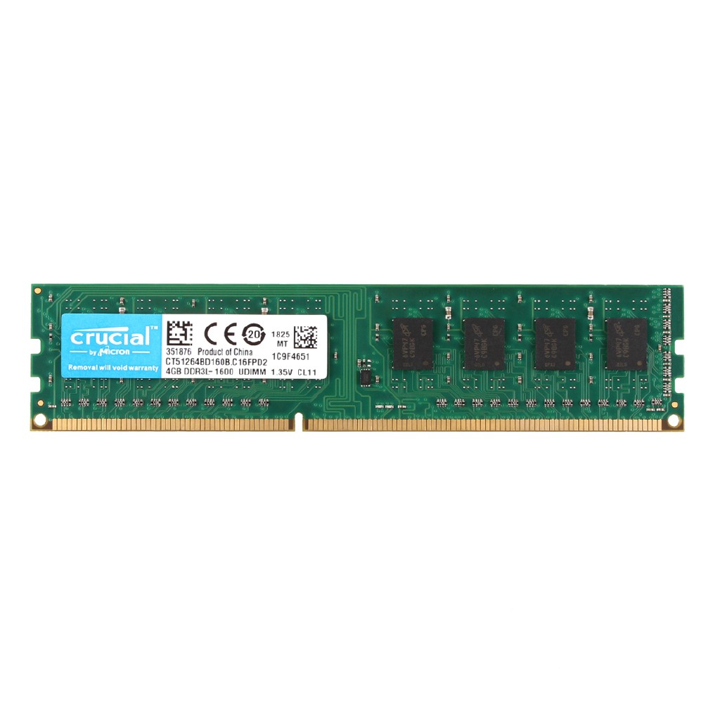 Crucial 4GB 8GB DDR4 2133/2400/2666MHz DDR3 1066/1333/1600MHz PC4
