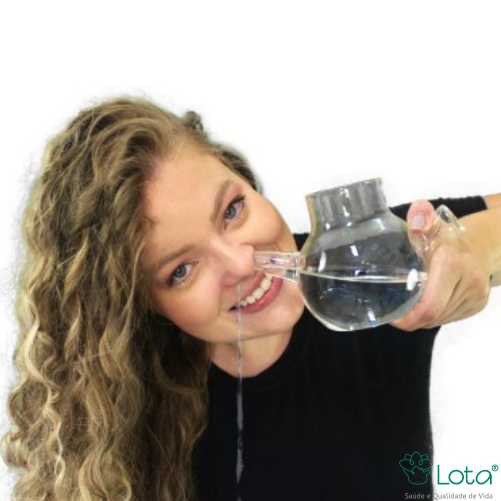 Lota Neti Pot: Higienizador para limpeza nasal